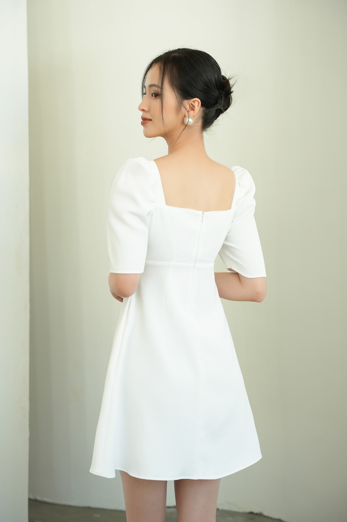 OLV - Đầm Alva Button Dress