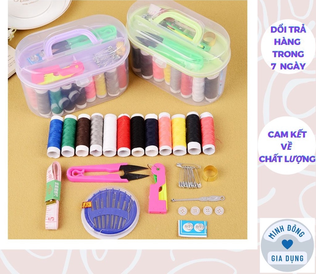Set sewing kit multi-purpose 45 dish enclosed litter box transparent