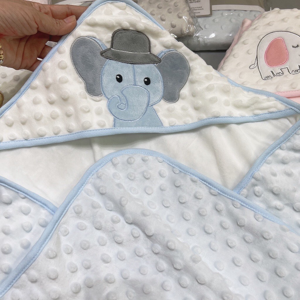 Ủ choàng nhung Bebe Comfort cao cấp cho bé