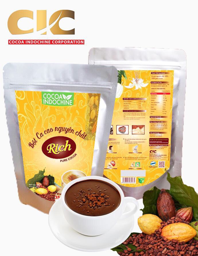 Bột cacao đen - socola - 500g