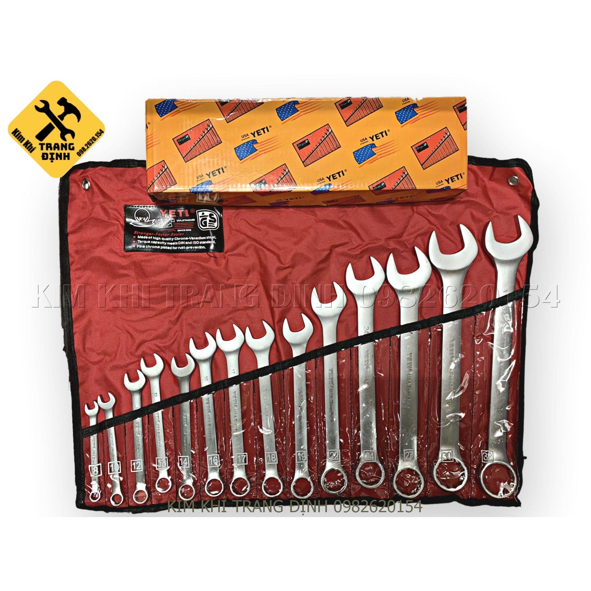 Bộ cờ lê vòng miệng Ye.ti 8-32 14 chi tiết LOẠI 1