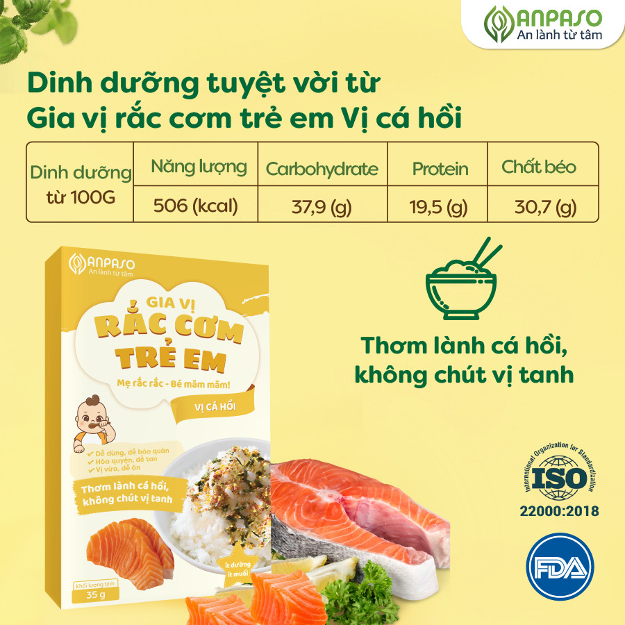 Gia Vị Rắc Cơm Trẻ Em Anpaso 35g