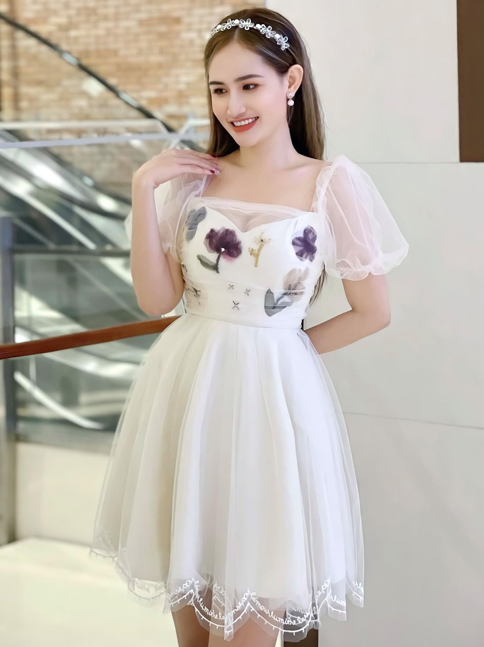 MAVEN - Váy lưới xoè Fly