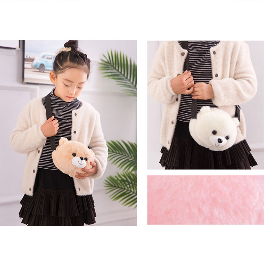 Túi đeo chéo hình gấu bông dễ thương cute