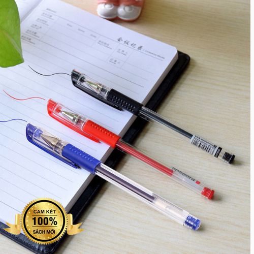 Combo 5 bút bi mực đỏ nhiều màu