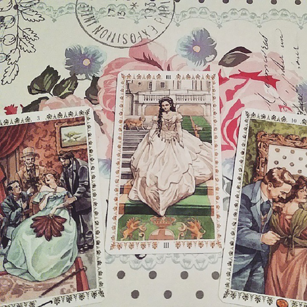 Bài Tarot Romantic Tarot Tặng Đá Thanh Tẩy