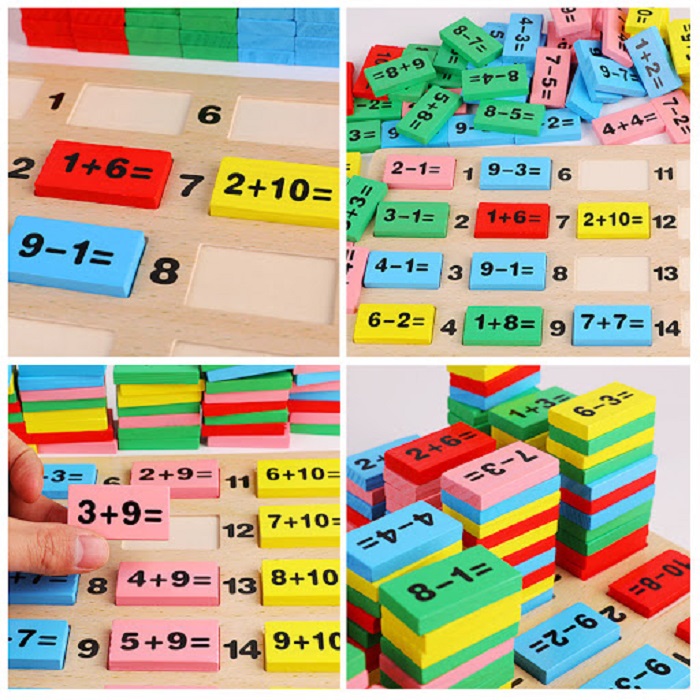 ĐỒ CHƠI TRÍ TUỆ HỌC TOÁN DOMINO