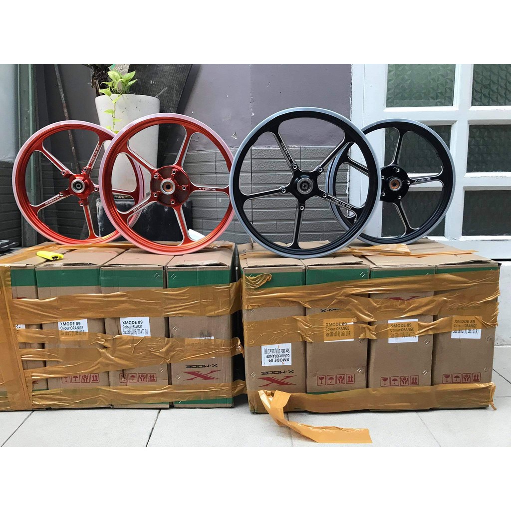 Mâm CNC 5 cây XMode gắn Exciter 150, MXKing Tặng kèm đĩa - Vindecal BD