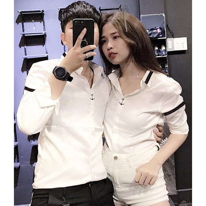 [HCM](HOT) ÁO SƠ MI ĐÔI NAM NỮ CAO CẤP HÀNG SHOP (GIÁ 1 ÁO)