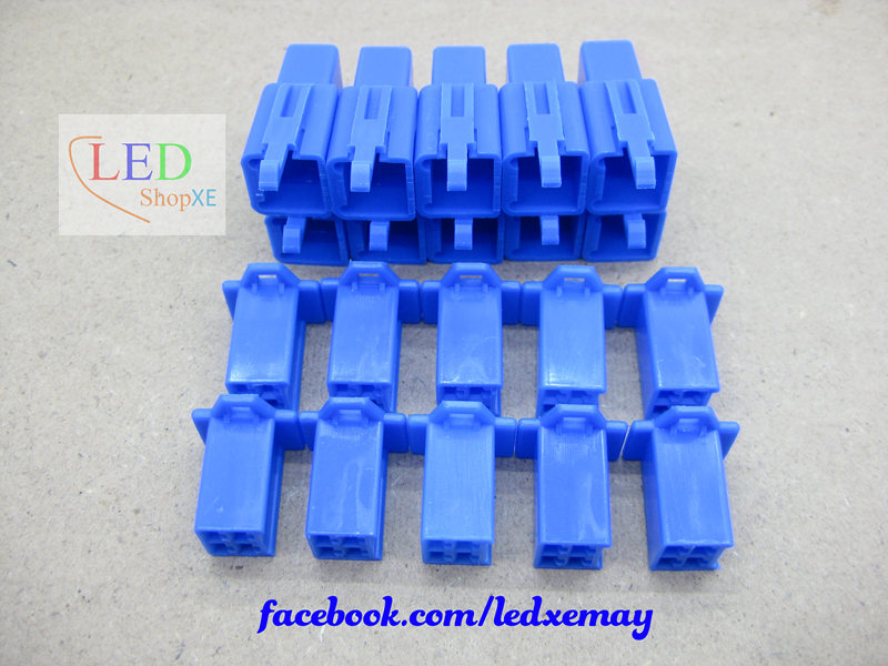 10 bộ Jack cos 4P Xanh dương