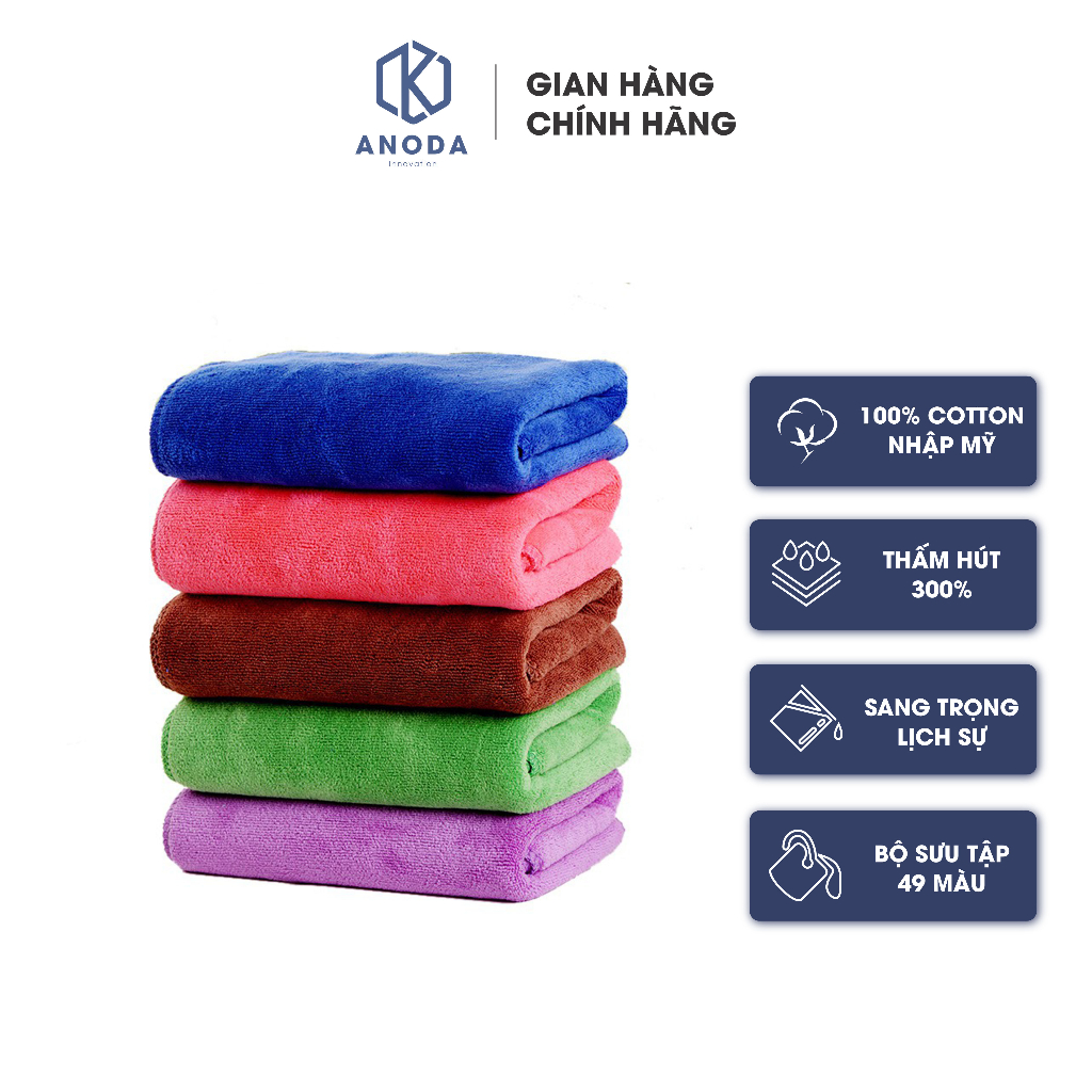 Khăn tắm Spa, khách sạn Microfiber 70x140, 400gram