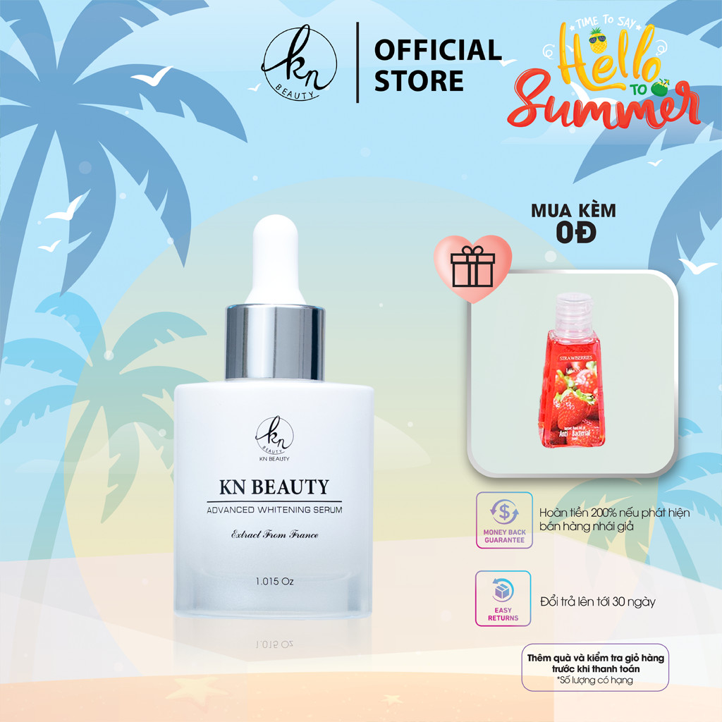 Serum Trắng Da Ngừa Nám KN Beauty Extra Repair Serum 30 ml ( tặng gel rửa tay Lascome)