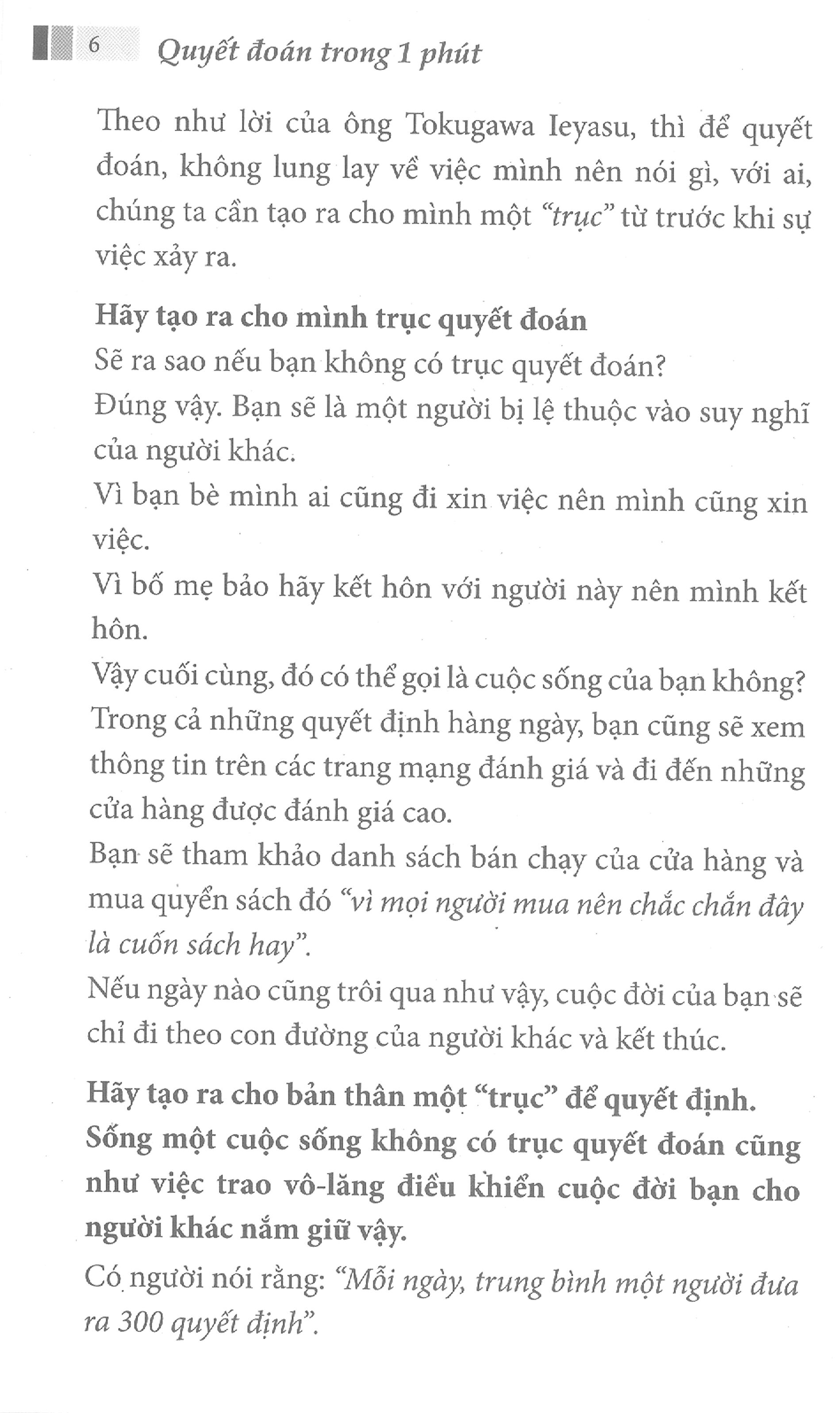 Quyết Đoán Trong 1 Phút
