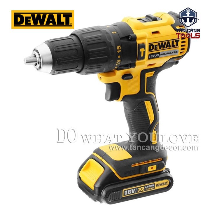 [Trả góp 0%] Máy Khoan Vặn Vít Dùng Pin DeWalt 18V DCD778D2-B1 ( 2 Pin 2.0Ah + 1 Sạc DCB112 )