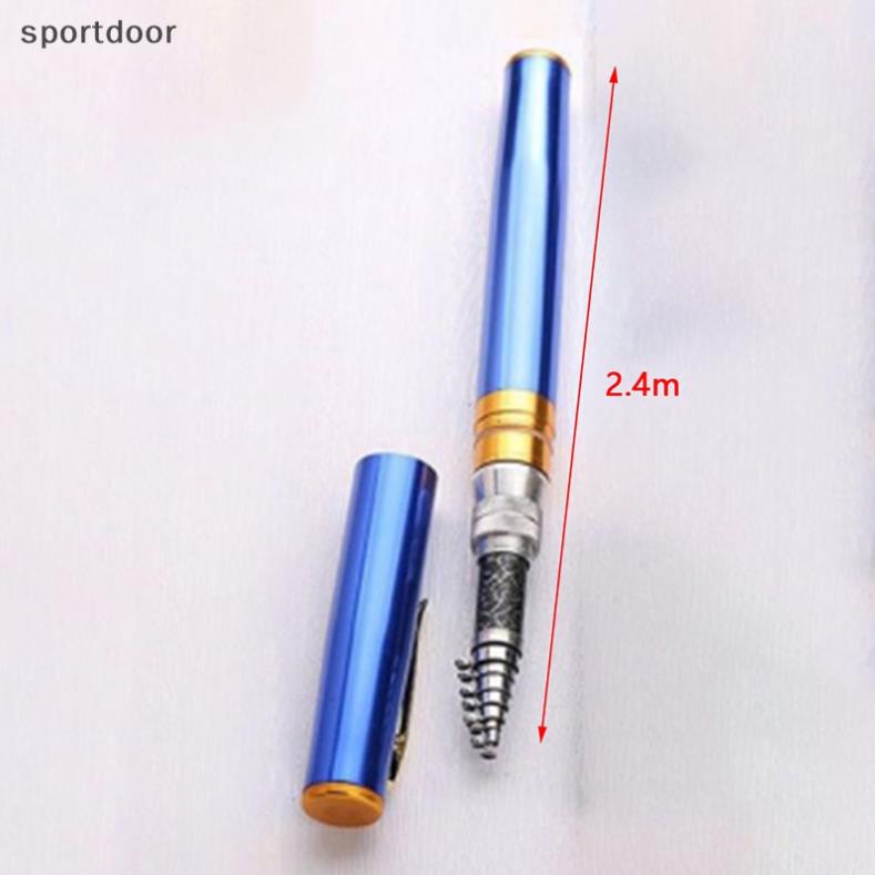 Cần Câu Cá Mini Hình Cây Bút Gấp Gọn Bỏ Túi