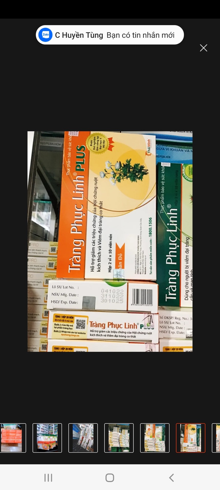 Tràng phục linh Plus + xanh.Hỗ trợ đại tràng