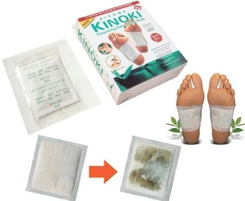 COMBO 100 Miếng dán chân giải độc massage chân Kinoki NHẬT BẢN (100 miếng/10 hộp)