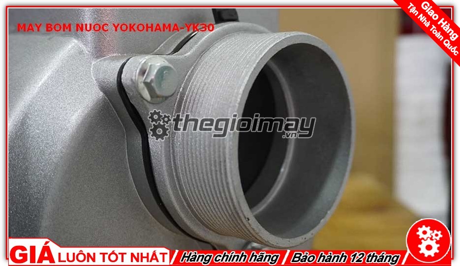 [HCM]Máy bơm nước chạy xăng YOKOHAMA WP30 động cơ 6.5 HP (YK80)