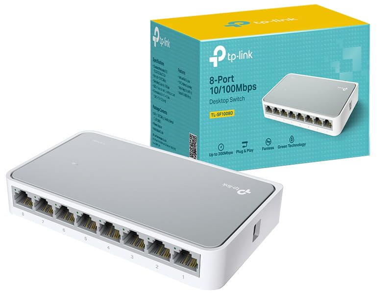 Bộ Chia Mạng Switch 8 Cổng TP-LINK SF1008D 10/100Mbps