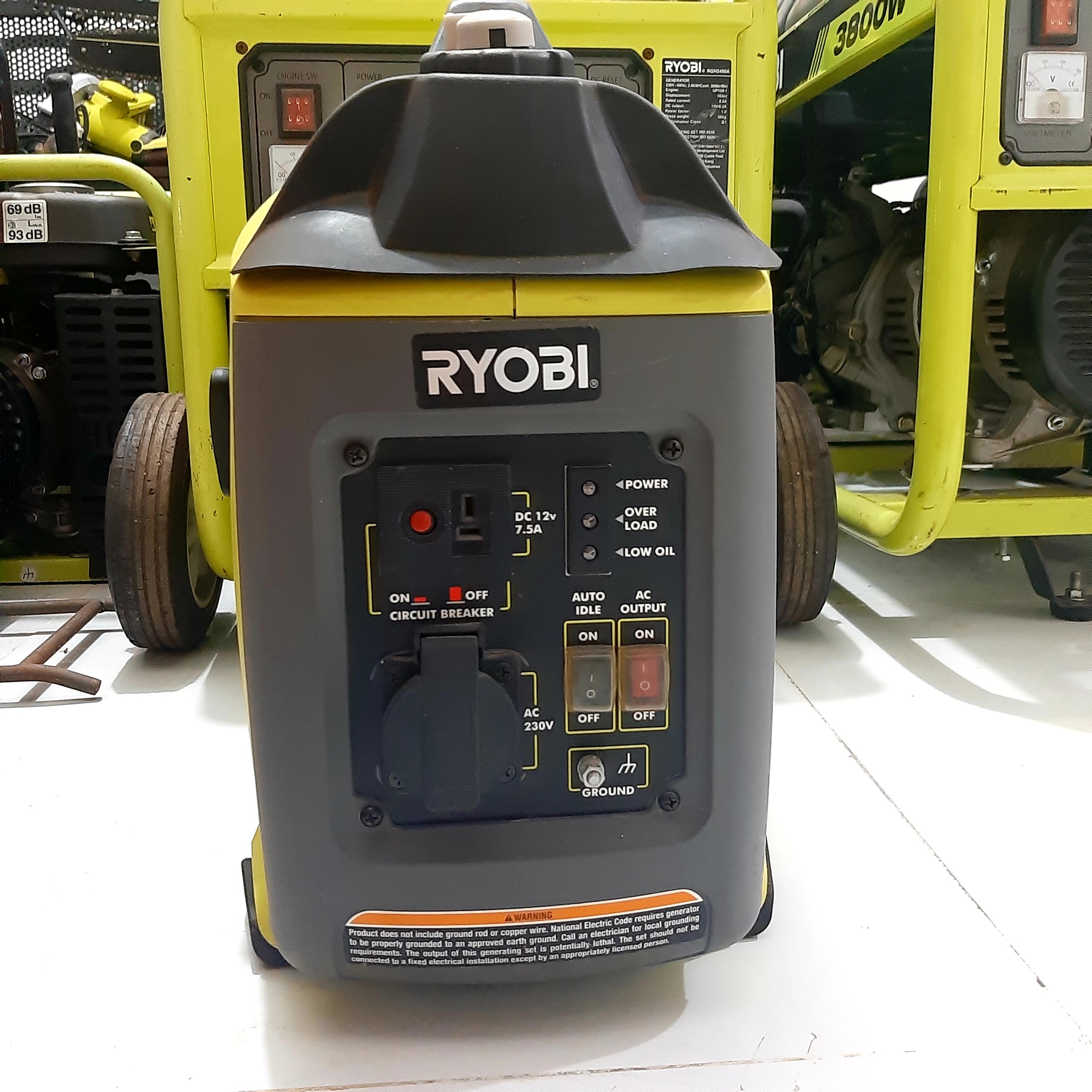 Máy Phát Điện Cách Âm Ryobi 1000W