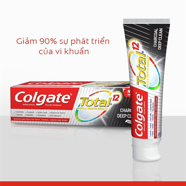 Kem Đánh Răng Colgate Total Than Hoạt Tính 190gr