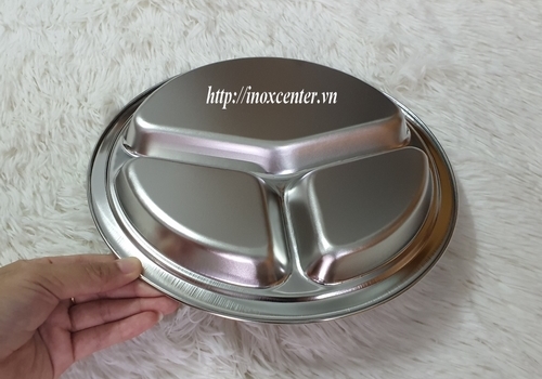 Khay cơm inox 3 ngăn
