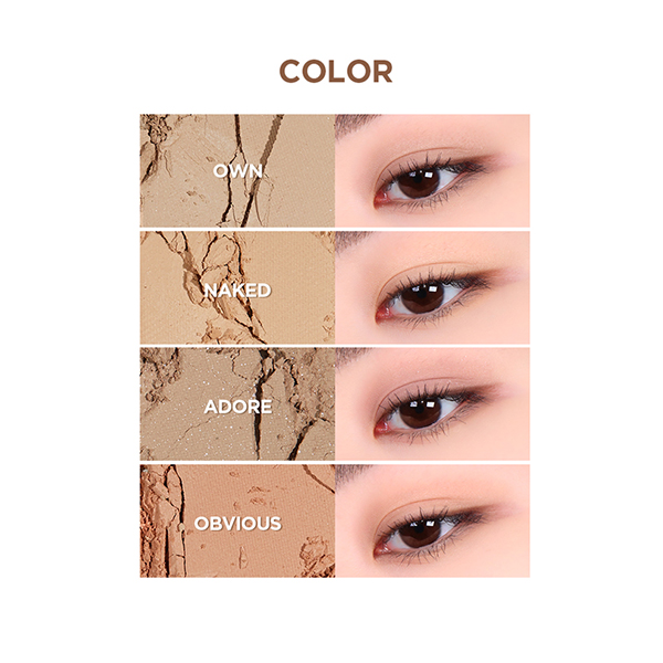 Bảng phấn mắt 9 màu KLAVUU Easy Mood Maker Shadow Palette 7.8g
