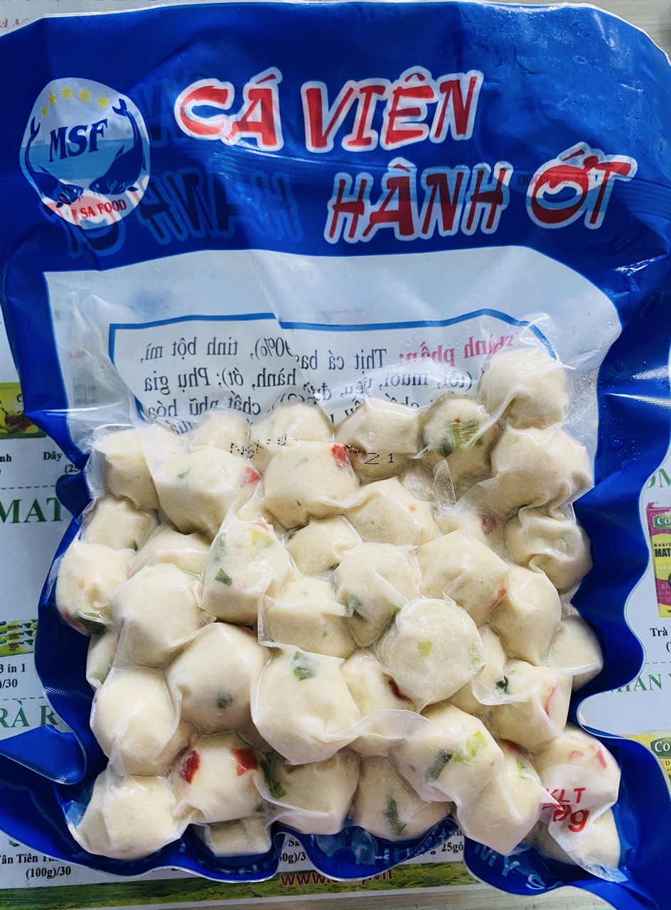 [HCM]Cá viên hành ớt Mỹ Sa 500gr