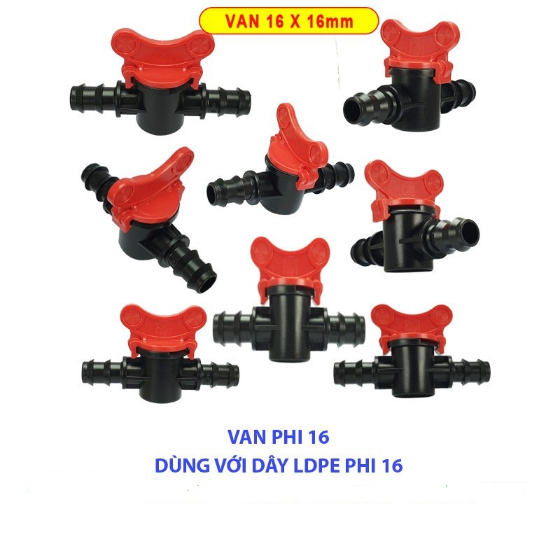 10 van khóa 2 đầu nối ống 16mm
