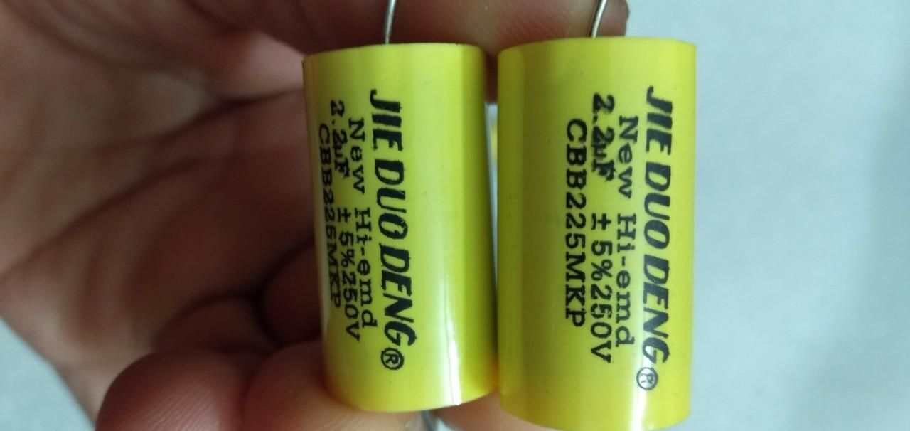 5 Tụ phân tần loa 2.2uf 250v