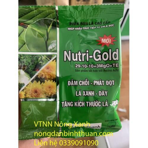 Nutrigold 29-10-10+ 3mgo+ te - hộp 10 gói