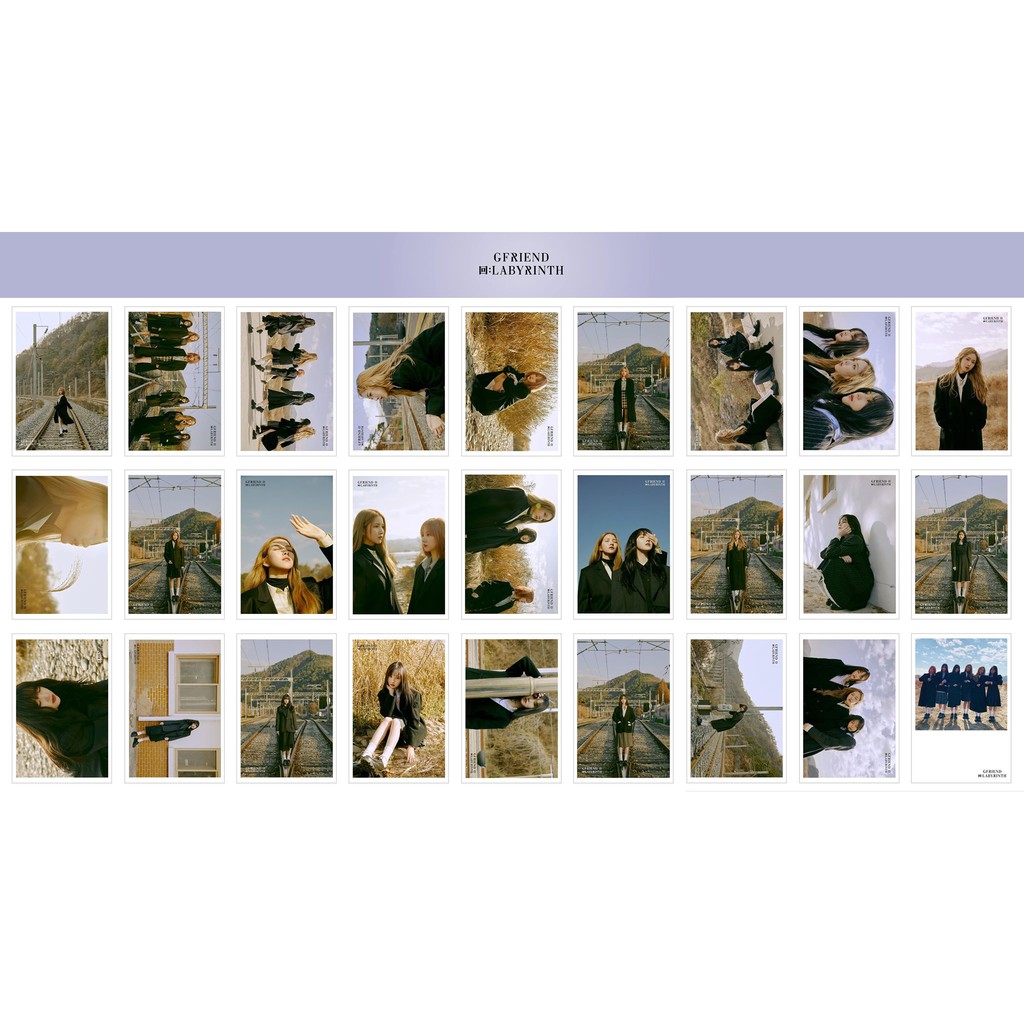 Lomo card ảnh gfriend - labyrinth