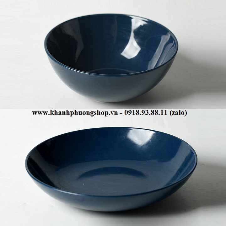 dĩa sứ lòng sâu 24cm - dĩa sứ lòng sâu