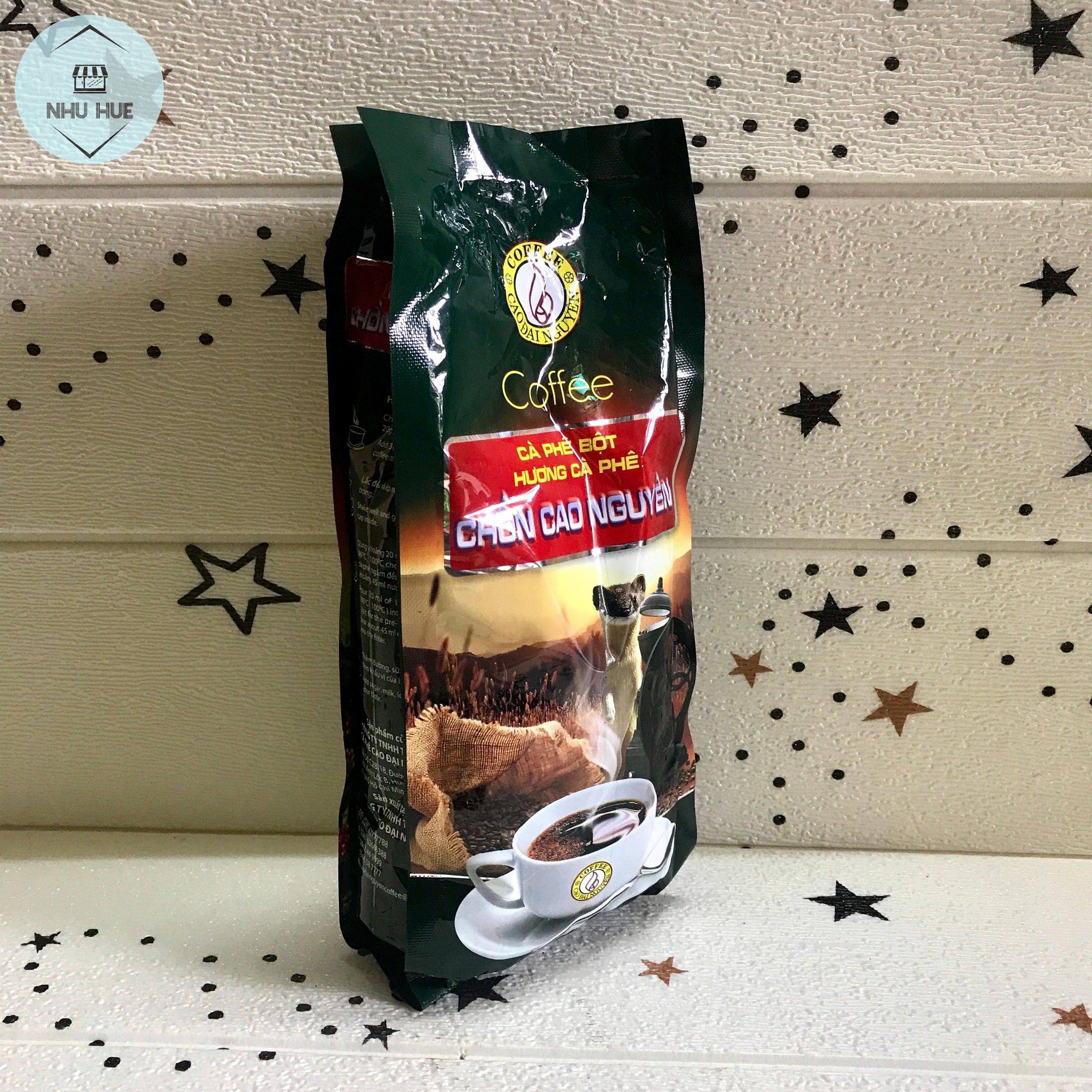 Cà phê chồn xanh Cao Đại Nguyên pha phin (Túi 500g)