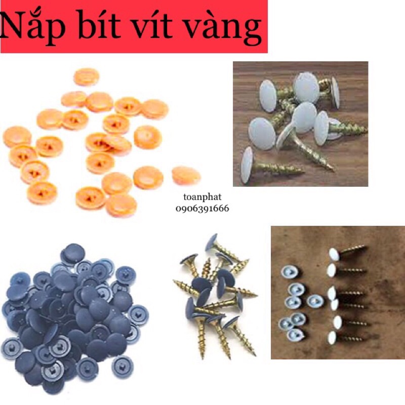 Nút nhựa, nắp đậy bịt đầu vít