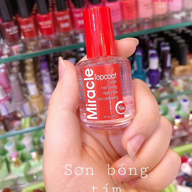 SƠN BÓNG MIRACLE ĐỎ 15ML - LOẠI 1
