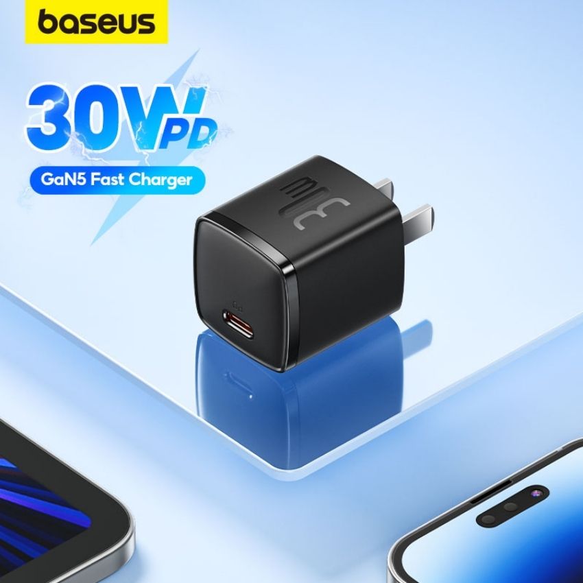 Củ sạc nhanh Baseus Cube Pro Fast Charger 1C 30W CCXF