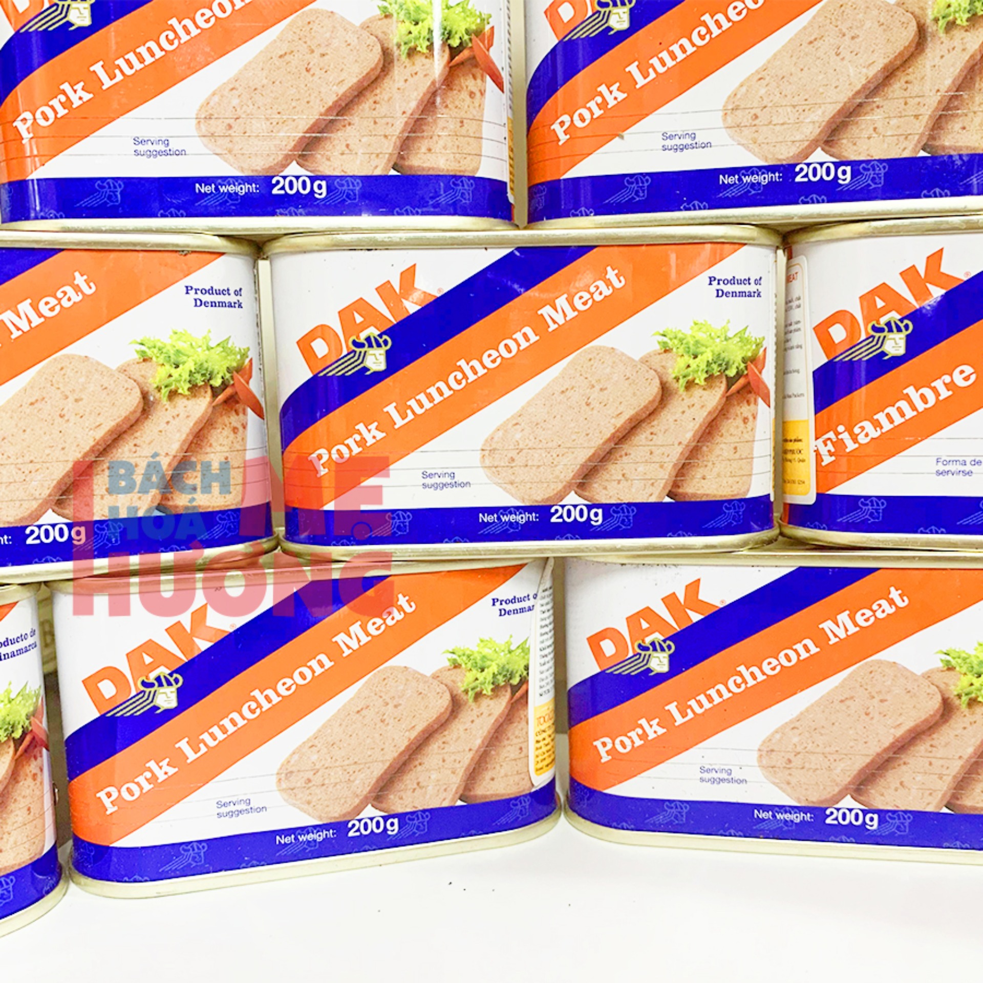 [CHÍNH HÃNG] Pate thịt heo Luncheon Meat 200g - DAK - Date 10/2024