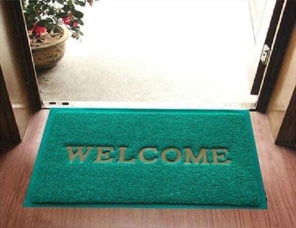 Thảm chùi chân welcome cỡ lớn 80.120cm