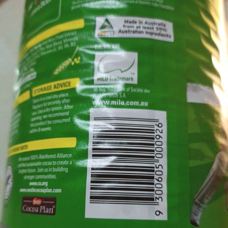Sữa bột Milo Úc1KG úc nội địa date 2023