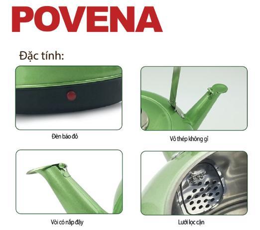 Ấm điện Povena PVN-52