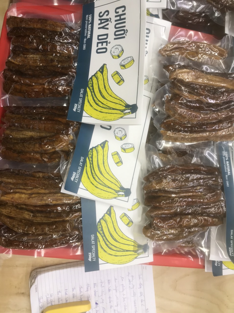500 Gram Chuối Sấy Dẻo Đà Lạt