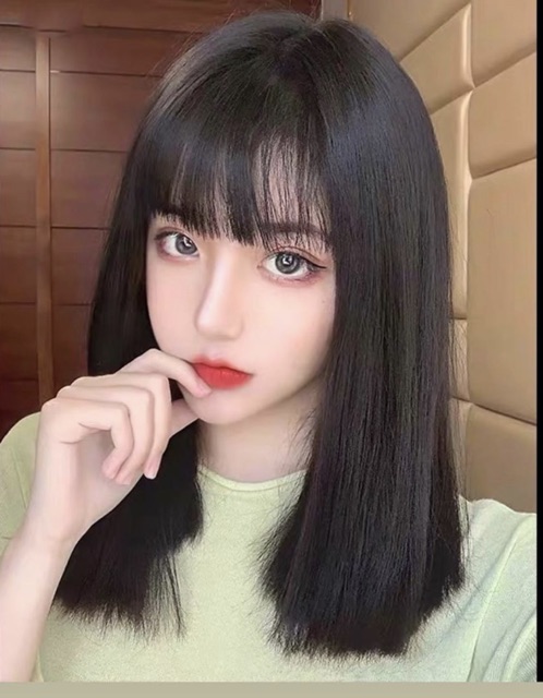 Tóc giả nữ 😍FREESHIP😍 cả đầu thẳng lỡ