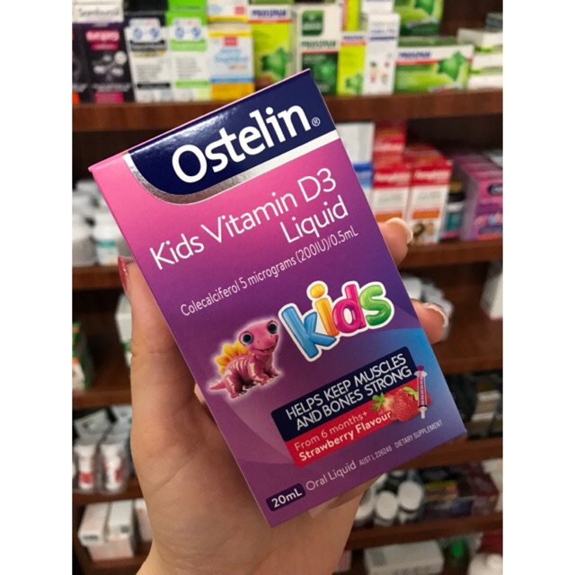 Vitamin D3 Liquid 20ml ( cho trẻ từ 6m trở lên)