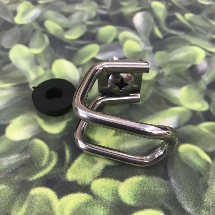 Móc treo đồ inox gắn xe máy