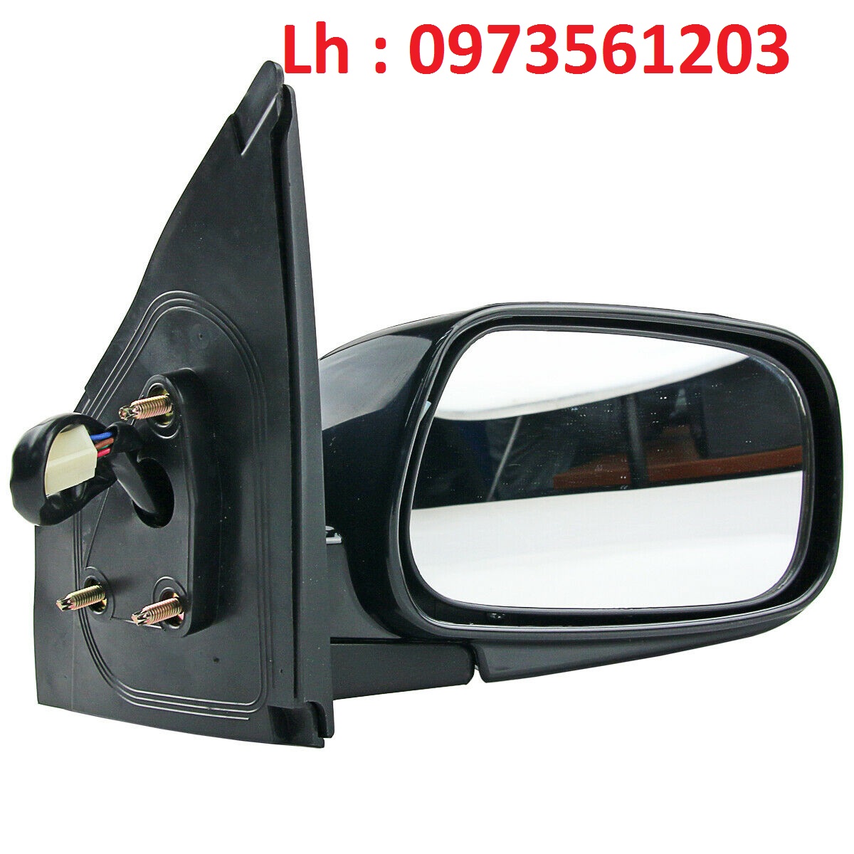 Gương chiếu hậu Vios đời 2002-2007 -tặng vòng xoay hương hoa