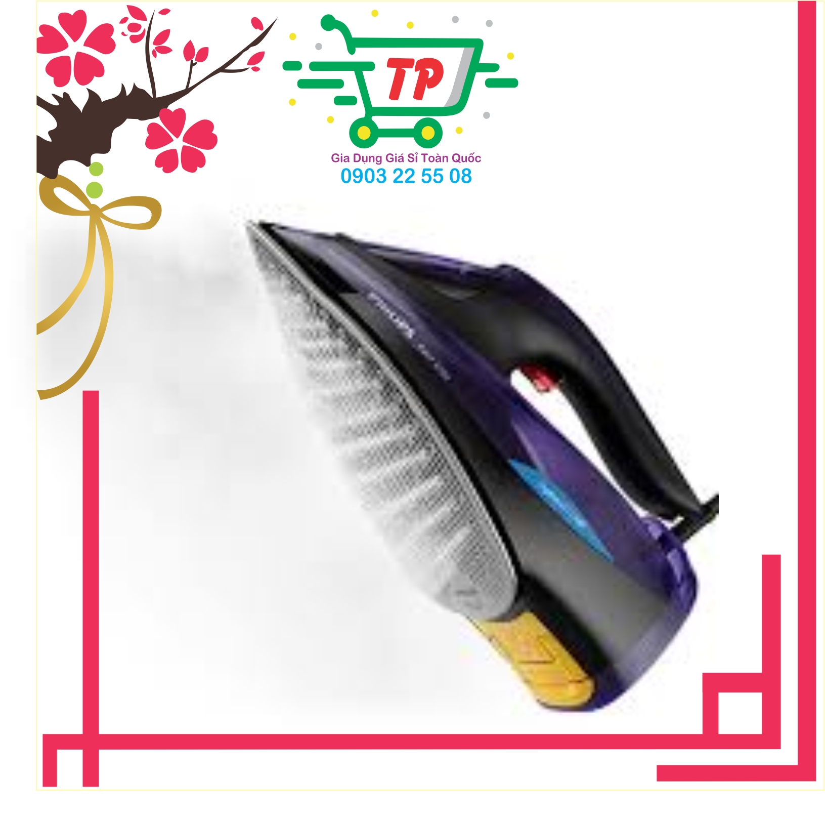 [HCM]Bàn ủi hơi nước PHILIPS GC5039