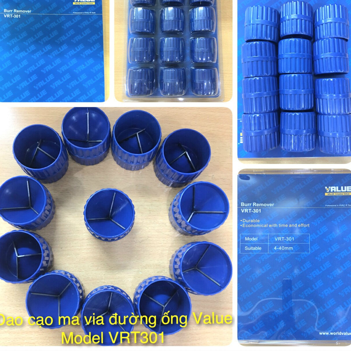 Dao cạo mavia đường ống Value model VRT301