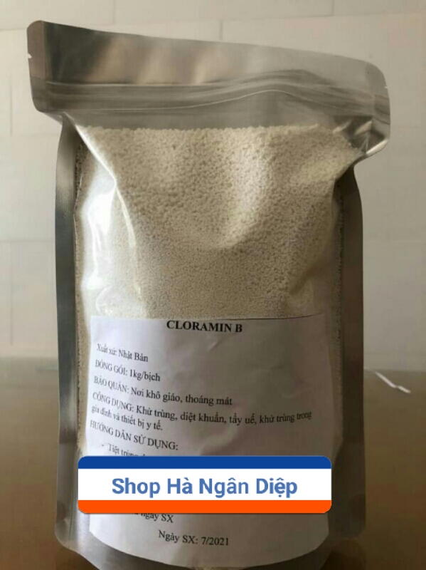 Bột Cloramin B sát khuẩn, khử trùng - Hàng Nhật (đóng gói 1kg)