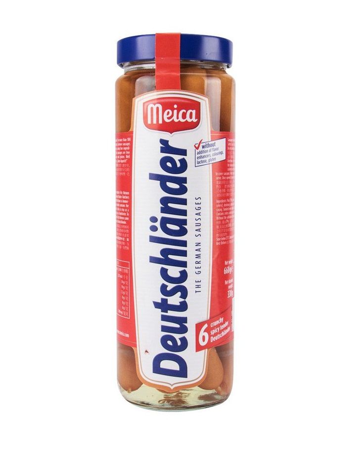 Xúc xích ăn liền cao cấp hiệu Meica Deutschlander Sausage - Nhập khẩu GERMANY 660g